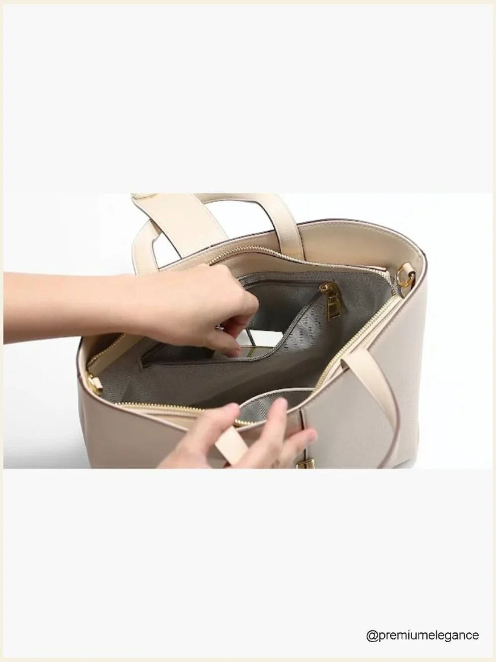 Top Handle Satchel Crossbody Bag with Adjustable Strap